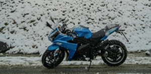 Winter Riding Gear Article Motorcycle In The Snow