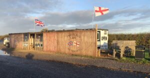 Two Flags Cafe Rutland From Outside