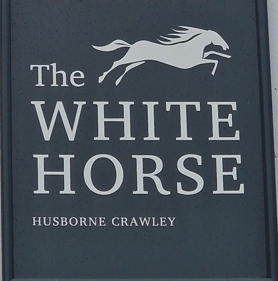 The White Horse Pub Husborne Crawley Logo