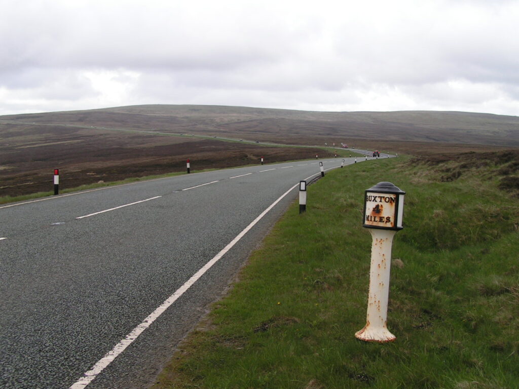 Dave Dunford Milepost A537 Cat And Fiddle Road