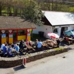 Withypool Tea Room Outside Seats