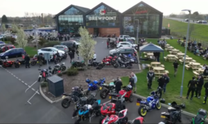 Rowdy Riders Bike Night At Brewpoint From The Sky