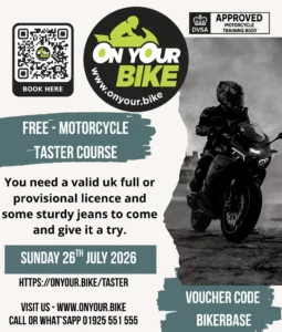 FREE Motorbike Taster Sessions