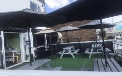 Rustle Up Cafe Outside Seating Space