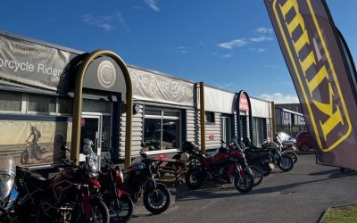 The Biker Company Outside In The Sunshine