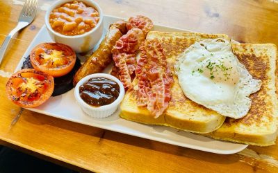 The Brew Time Cafe Breakfast Plate