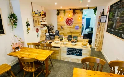 The Brew Time Cafe Inside