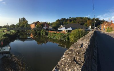 The Bridge Bakery and Canteen Langport Outside from the bridge