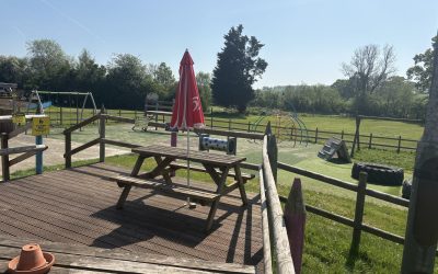 The Glascoed Outside Seating And Playground