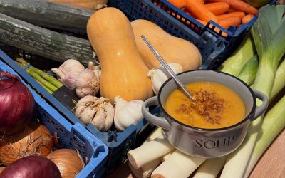 The Granary Tea Room Soup and veg