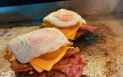 Walker's Snack Bar Breakfast burger