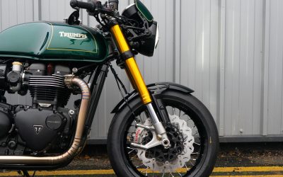 Custom Triumph Motorcycle