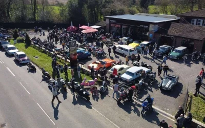 outside of emma's cafe woburn