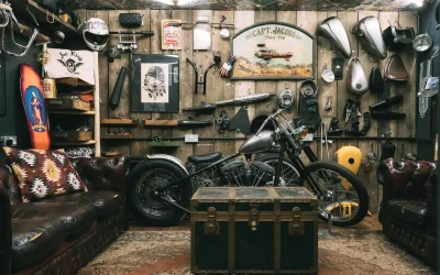 Inside Dirty Cats Motorcycles