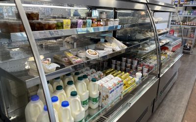 Quatt Farm Shop and Cafe inside the counter