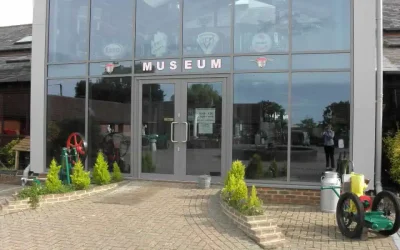Outside the Sammy Miller Motorcycle Museum