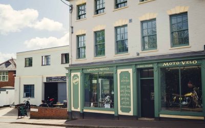 Union Road Moto Velo from the outside