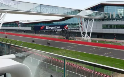 Silverstone Circuit view from the accommodation window